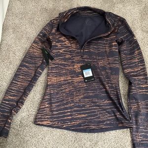 Brand new Nike Dri-fit long sleeve quarter zip